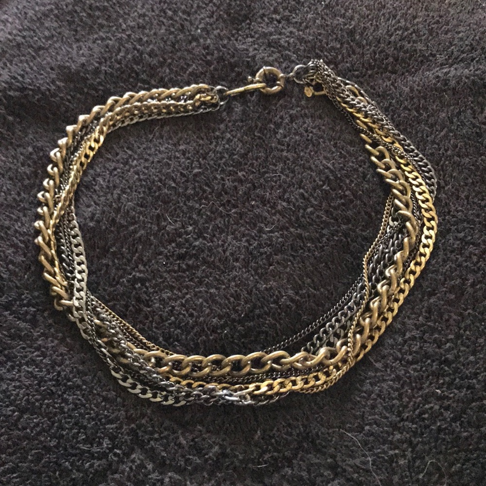 Cute gold/silver chain necklace